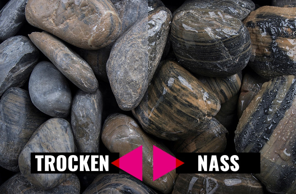 Kalkstein gelackt