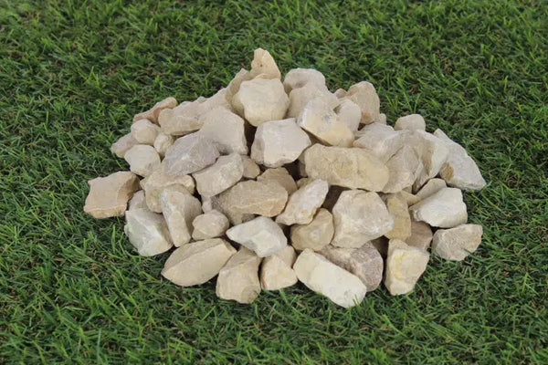 Jura Splitt 11-22 mm beige - Splitthaufen