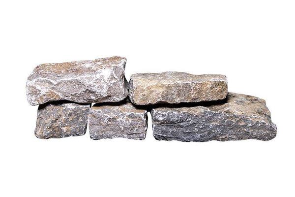 Muschelkalk Mauersteine, maschinengespalten, 8-15/15-25/30-50