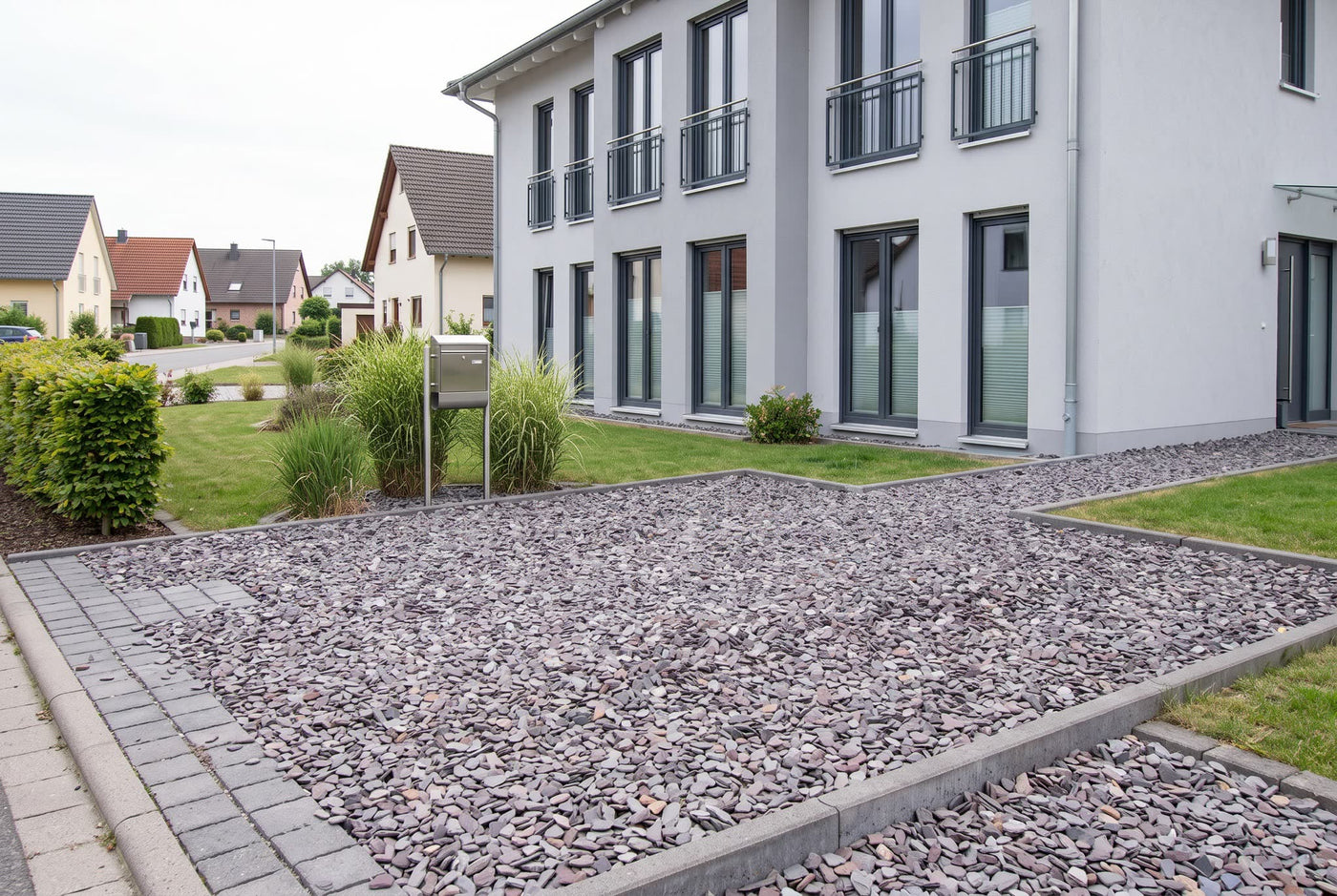 Flachkorn, 8-16 mm – Anwendungsbeispiel: als Einfahrt und Weg am Haus