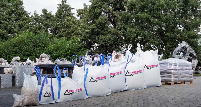 Verpackungseinheiten von klein bis Big Pack – Schotterberg