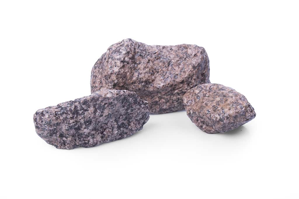 Granit Rot Gabionensteine, 45-125 mm - Muster ca. 1 kg (inkl. *10 € Gutschein)