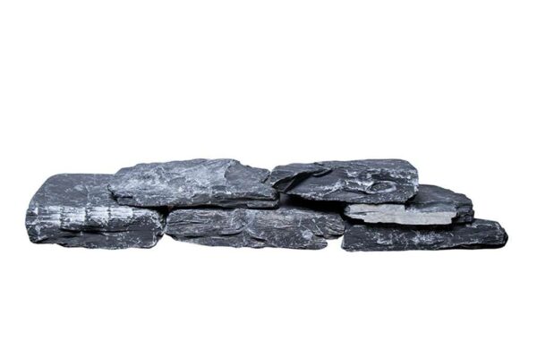 Schiefer schwarz Mauersteine teilweise gespalten, ca. 15-40 kaufen