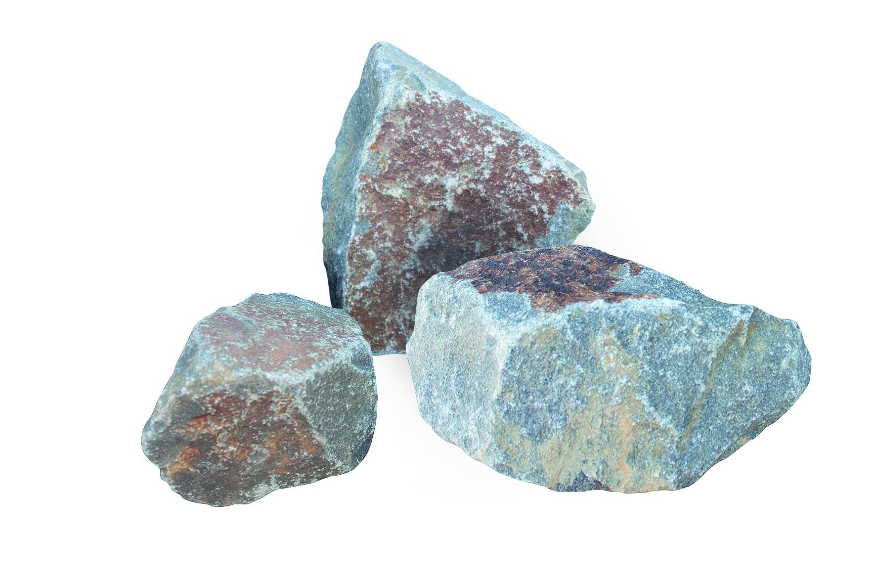 Gesteinsarten: Karbon-Quarzit - Wasserbausteine grau-blau, 100-300 mm