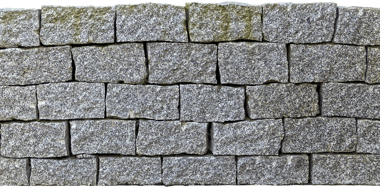 Granit Grau - Steinmauer